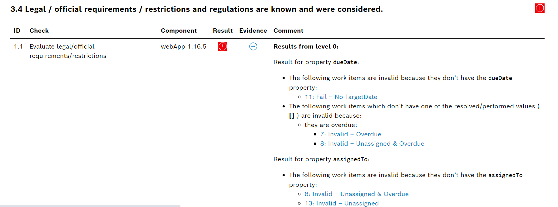 Screenshot of the qg-full-report.html opened in the browser